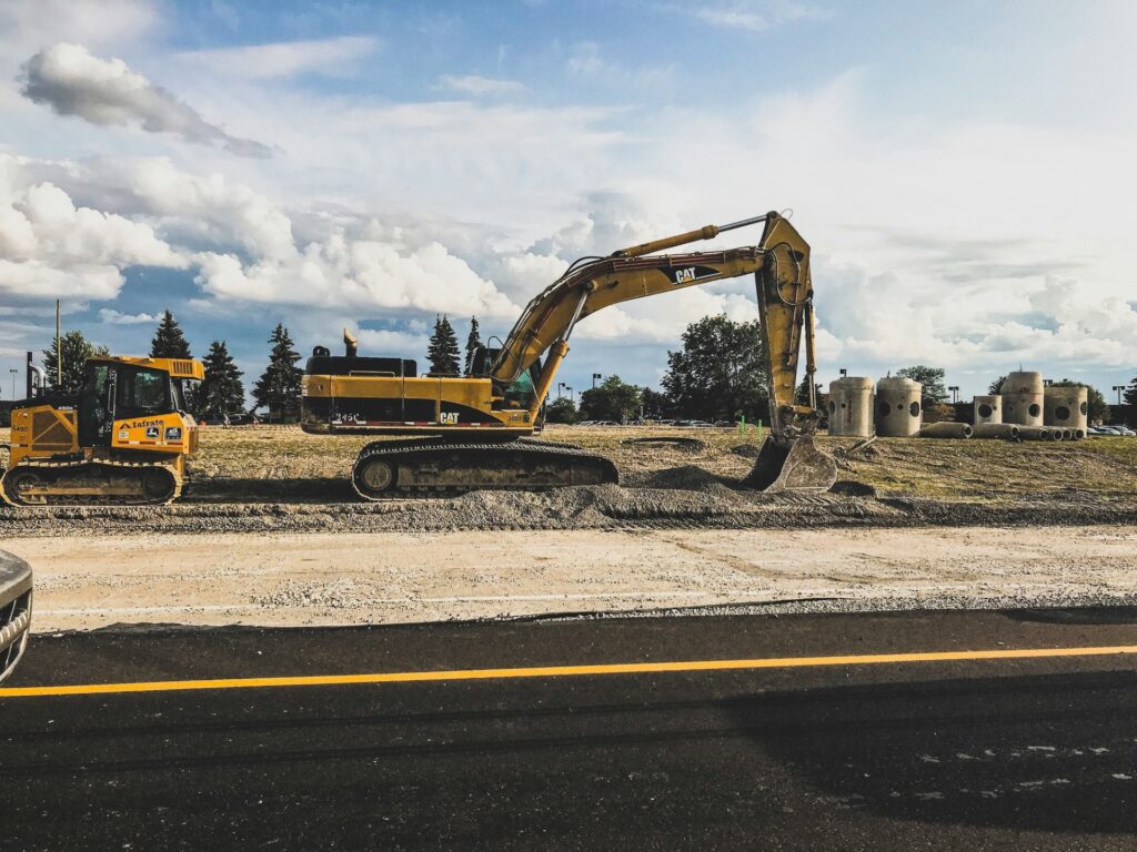 Image descriptif du monde du génie civil, domaine routier